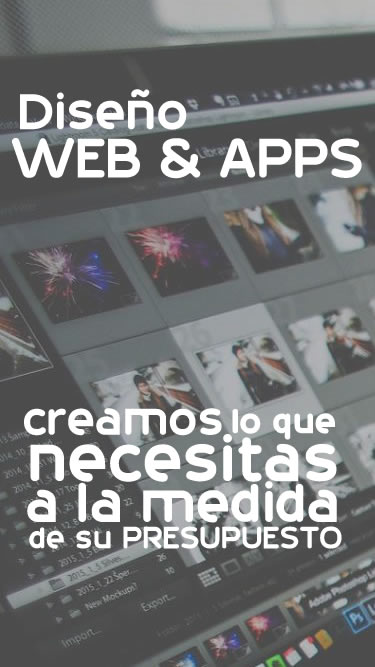 Diseño de pagina web y apps. Creamos lo que necesitas, a la medida de su presupuesto.