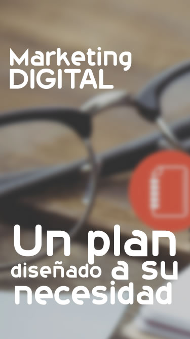 Marketing Digital. Un plan diseñado a su necesidad.